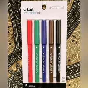 NWT Cricut Infusible Ink Markers 5 Pack